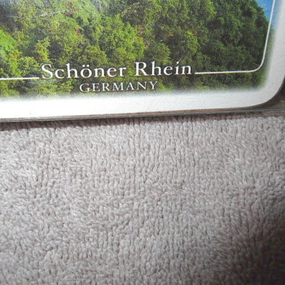 Germany Souvenir Drink Coasters Set Of 6 Munchen Berlin Rhein Scenic Places NEW